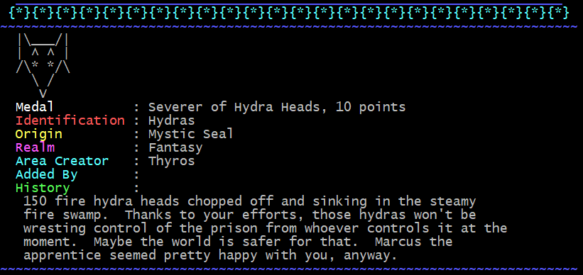 Medal of Severer of Hydra Heads
