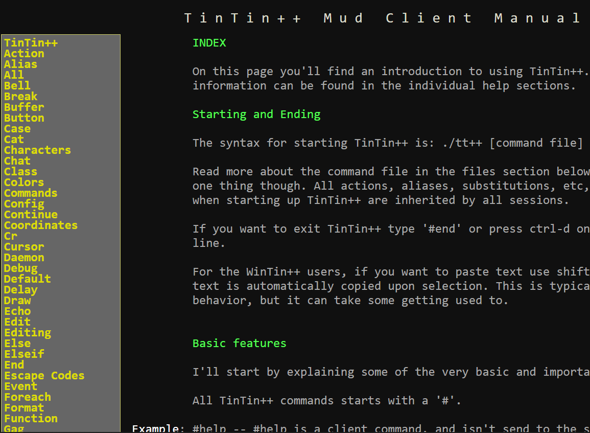 screenshot tintin manual site