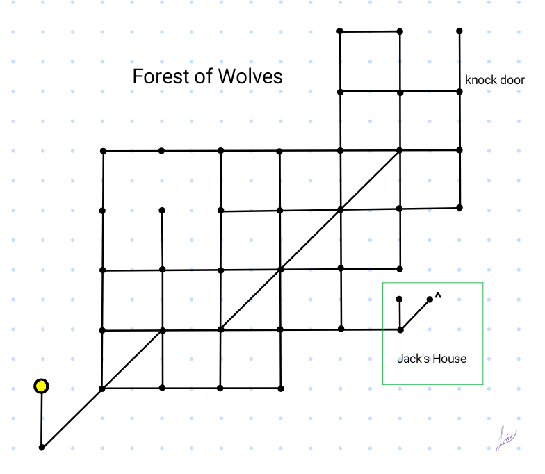 Map of Forest of Wolves