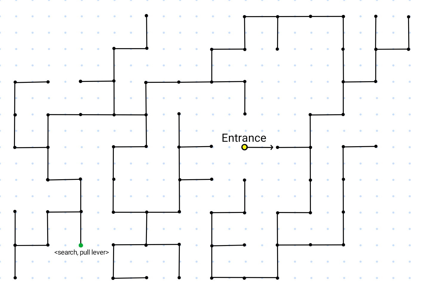 Map of Pyron's spider puzzle